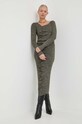 Notes du Nord rochie 13293 verde AW23