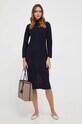 Max Mara Leisure sukienka wełniana casual granatowy 2333260136600