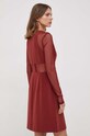 Odzież United Colors of Benetton sukienka 4LUVDV06T.1G2 bordowy