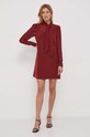 Φόρεμα United Colors of Benetton 4LUVDV071.1G2 μπορντό AW23
