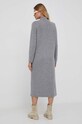 Odzież United Colors of Benetton sukienka z domieszką wełny 1235DV015.82P szary