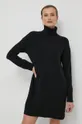 μαύρο Μάλλινο φόρεμα Sisley