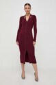 Haljina s primjesom vune BOSS 50493826 crvena AW23