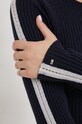Vlnené šaty Tommy Hilfiger WW0WW39929 tmavomodrá