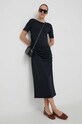 Φόρεμα Tommy Hilfiger WW0WW40289 σκούρο μπλε AW23