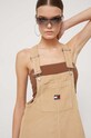 Φόρεμα Tommy Jeans DW0DW16928 μπεζ
