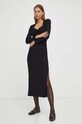 BA&SH rochie 1H23EDOR negru AW23