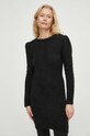 BA&SH rochie din lana 1H23TUNI negru AW23