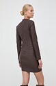 Odzież Marciano Guess sukienka 3BGK03.9645Z brązowy