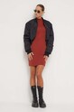 Superdry sukienka W8011536A.K6G brązowy AW23