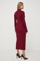 Odzież Bardot sukienka 58875DB.BURGUNDY bordowy