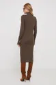 Calvin Klein sukienka wełniana 100 % Wełna