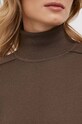 Μάλλινο φόρεμα Calvin Klein K20K205992 καφέ