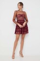 Twinset sukienka 232TT2071 bordowy AW23