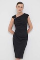Dkny sukienka z elastanem czarny DD3H1032