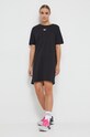 Reebok rochie din bumbac 100034707 negru SS24