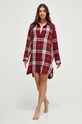 Tommy Hilfiger koszula nocna UW0UW04874 bordowy AW23