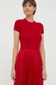 κόκκινο Φόρεμα από μείγμα μαλλιού Polo Ralph Lauren