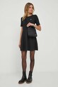 Calvin Klein Jeans ruha J20J221908 fekete AW23