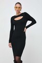Morgan sukienka czarny RMKISS.NOIR