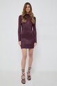 Šaty Morgan RMONA RMONA.RED.VELVET fialová AW23