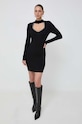 Morgan rochie RMSTRAS.NOIR negru AW23
