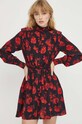 The Kooples sukienka FROB27217K czarny AW23