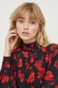 The Kooples sukienka czarny FROB27217K