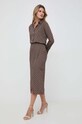 Marella sukienka 2332260736200 brązowy AW23