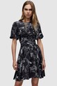 Ρούχα Φόρεμα AllSaints ALI PEGGY DRESS WD001Z μαύρο