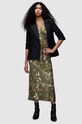 Φόρεμα AllSaints KARLA PEGGY DRESS WD068Z πράσινο