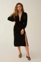 czarny Undress Code sukienka 477 Date Night Midi Dress Black Damski