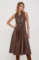 коричневый Платье Artigli