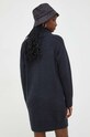 Odzież Superdry sukienka z domieszką wełny W8011684A.98T granatowy