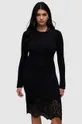 μαύρο Φόρεμα AllSaints WD044Z MILLY DRESS Γυναικεία
