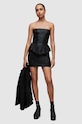 AllSaints sukienka skórzana WL068Z CASSIE LEA RUFFLE DR WL068Z