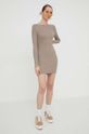 Šaty Abercrombie & Fitch KI159.3444.465 hnedá AW23