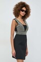 Guess sukienka RHINESTONES FARAH W4RK55.KC2C0 czarny SS24