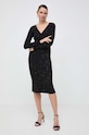 Φόρεμα Guess W4RK60.Z34O0 μαύρο SS24