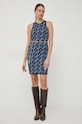 MICHAEL Michael Kors rochie MH381SL9Z6 bleumarin SS24