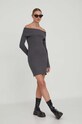 Hollister Co. rochie KI359.3235.122 gri AW23