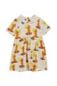 Детское платье Mini Rodini 2365010516 коричневый AW23