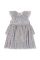 Konges Sløjd sukienka dziecięca KS5976 szary AW23