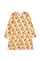 Детское платье Mini Rodini 2375010300 жёлтый AW23