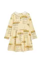 Παιδικό βαμβακερό φόρεμα Mini Rodini 100% Οργανικό βαμβάκι