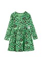 Дитяча бавовняна сукня Mini Rodini довгий зелений 2375010975