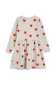 Dívčí šaty Mini Rodini 2375011297 šedá AW23