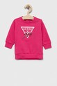 Guess sukienka bawełniana niemowlęca A3YK03.KA6R3.9BYX różowy AW23