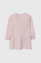 Guess sukienka bawełniana niemowlęca różowy A3YK13.KA6W4.9BYX