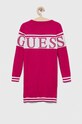Παιδικό φόρεμα Guess J3YK03.Z38B0.9BYX ροζ AW23